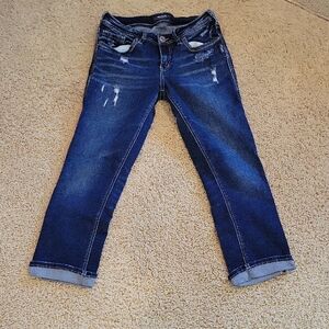 Silver Jeans Suki Capri Size 28